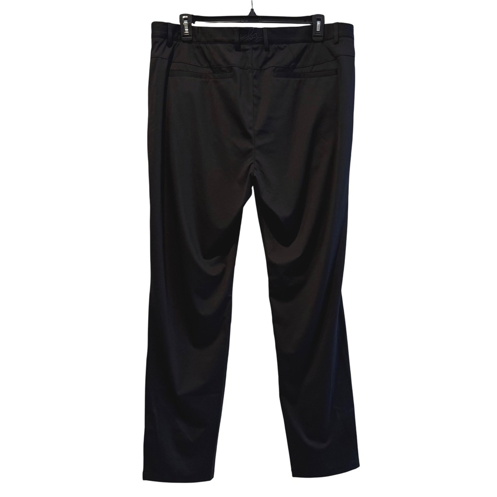 Boston Scott Golf Men's Golf Tech Pants Black Casual Golf Size 40/33 - Picture 4 of 8